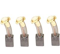 4 cepillos de carbono compatibles con Hitachi 999-043, pieza de repuesto para cepillo de motor de herramientas eléctricas 999043 y 514003-43