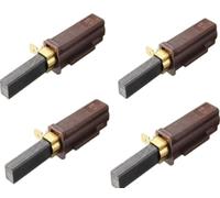 4 cepillos de carbono para motor de aspiradora Ametek Lamb 2311480, 333261 y 33326-1 (enchufe de cobre, mejor conductividad)
