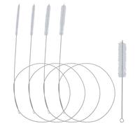 4 cepillos de manguera, cepillo de limpieza de acero inoxidable, 1 m, cepillo extralargo, cepillo de manguera, cepillo de limpieza, cepillo para tubo de pajita, manguera, botellas, desagüe de nevera