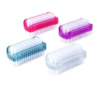 4 Cepillos de Uñas de Doble Cara, Cepillo para Limpieza de Uñas de Manos y Pies, Cepillo de Mano para Uñas