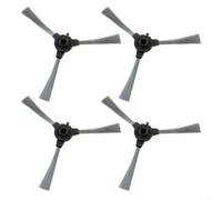 4 cepillos laterales de aspiradora robot compatibles con cecotec para conga serie 2290 piezas de repuesto rendimiento de limpieza mejorado negro