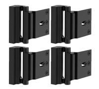 4 cerraduras de puerta de seguridad para el hogar, cerraduras de refuerzo de puerta, perno de puerta de seguridad de alta resistencia, cerraduras de marco con acabado de construcción para pestillo de