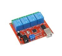 4 Channel 5V USB Relay Module Computer Control Switch Drive Free for Smart Controller