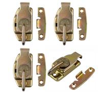 4 cierres de hoja de mesa, cierre dorado para gabinete, hebilla chapada en zinc para mesa de comedor, cajón, caja de madera, muebles