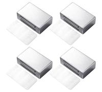 4 cierres magnéticos fuertes para puertas de armario, cierres magnéticos para puertas de armarios, cierres magnéticos para puertas de cajones, cierres de puerta plegables, cierres autoadhesivos para