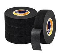 4 cintas aislantes eléctricas, cinta adhesiva aislante, color negro escocés, tejido eléctrico, cinta de tela, automotriz, cinta adhesiva de alta temperatura, para automóviles, circuito de vehículos