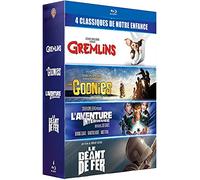 4 classiques de notre enfance - Coffret : Gremlins + Les Goonies + L'Aventure intérieure + Le Géant de fer [Francia] [Blu-ray]