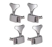4 clavijas de afinación de bajo 2R2L, cabezal de máquina for bajo eléctrico, accesorio plateado