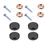 4 clavos decorativos para vallas publicitarias, sujetadores de vidrio, clavos de fijación de vidrio, tapas decorativas planas, carteles/publicidad, herrajes para muebles