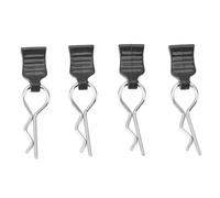 4 Clips de Cuerpo RC con Lengüetas de Tracción, Piezas de Actualización R Pin Clips de Repuesto para Todos los 1/8 1/10 1/12 Escala Axial HSP HPI Himoto RC