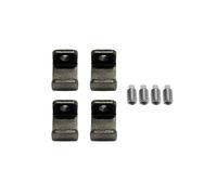 4 Clips de Fijación para Cama Caliente de Impresora 3D Ender3 CR10 Voron, para Plataforma de Vidrio Enrejado, Accesorios Esenciales para Impresora B