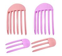 4 clips de volumen para la línea del cabello, pinzas de volumen para flequillo esponjoso, clip de raíz de pelo, horquilla fija para la frente, clip de pelo sin rastro para mujeres y niñas