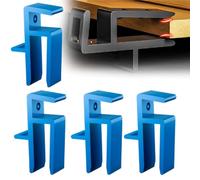 4 clips prácticos para armario de armario, herramientas de clip fijo de cierre universal para armario de 13 a 18 mm, abrazaderas extraíbles para cajones frontales, para el hogar, armarios de oficina y