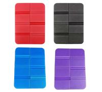 4 cojines térmicos plegables para exteriores, impermeables y aislantes para jardín y camping.