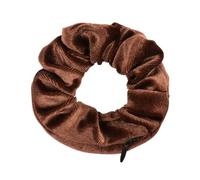 4 coleteros con cremallera de bolsillo, lazos para el pelo para mujer, soportes ocultos para coletas (marrón)