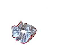 4 coleteros elásticos for el pelo con rayas rojas y azules, bonitos frescos, accesorios for cabello for niñas mujeres para Todo Tipo y Estilo de Cabello