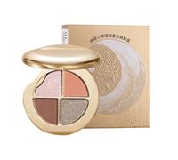4-Color Eye and Cheek Palette - Shimmer Blush & Highlighter Compact | Versatile 4-color eye and cheek palette featuring long-lasting blush and radiant highlighter shades for an effortless glow.
