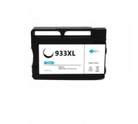 4 Colores 1 Juego de Cartuchos de Tinta compatibles con 932 933 932XL 933XL OfficeJet 6100 6600 6700 7110 7610 7612 Impresora 932(Cyan)