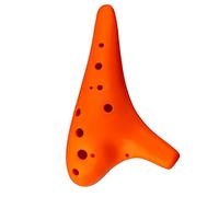 4 colores 12 agujeros Ocarina Alto C Ocarina Instrumentos musicales Alto tono clave C Ocarina con correas para el cuello instrumento ocarina (4)