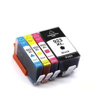4 Colores, Compatible con Cartuchos de Tinta HP 924 923 925 for Hp924 XL, Compatible con HP Officejet Pro 8120 8123 8133 8122E 8124E 8125E 8130 8132E 8134E(923-4color)