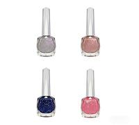 4 Colores Esmaltes De Uñas De Gel Brillantes Con Purpurina Glitter Semipermanente Gel Purpurina Esmaltes De Gel Esmalte De Uñas De Gel Con Brillantina Sin Lámpara Uv Para Uso Doméstico