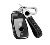 【4 colores】Funda para llave Z.MYUKI GLA 200 250 AMG SUV con llavero para Mercedes Benz GLA H247 2019-2022 2023, accesorio original, Negro