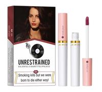 4 Colores Lápiz labial mate Popular Tinte labial de tubo Terciopelo Crema hidratante roja Suave Lápiz labial Larga duración 24 horas (A002)