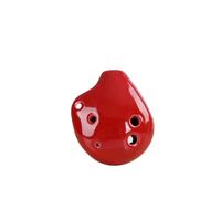 4 Colores Ocarina 6 Agujeros Colorido Ocarina C Tono Principiante Ocarina Enseñanza Colgante De Cerámica (Color : Crimson)