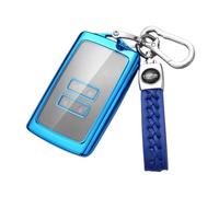 【4 colores】 Z.MYUKI Espace V Funda para llave con llavero para Renault Espace 5 2015-2022 2023 Accesorios Original, azul
