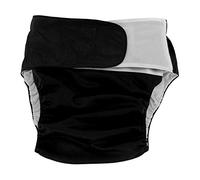 4 Colors Adult Nappy Old Man Disabled Postoperative Care Diaper Reusable Washable Adjustable Large Nappy(Blue305) ( Color : Black404 )