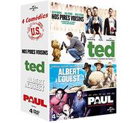 4 comédies U.S. : Nos pires voisins + Ted + Albert à l'ouest + Paul [Francia] [DVD]
