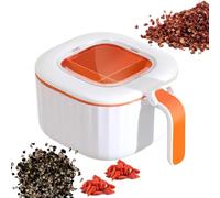 4 Compartment Seasoning Box with Lid Storage Container