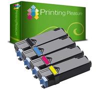 4 Compatibles Cartuchos de tóner para Xerox Phaser 6500 6500DN 6500N WorkCentre 6505 6505DN 6505N - Negro/Cian/Magenta/Amarillo, Alta Capacidad