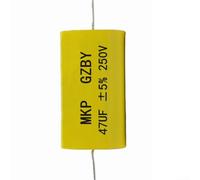 4 condensadores cruzados de audio MKP de 33uF 250V no para reemplazo de tweeter de alta frecuencia, kit de reparación de altavoces DIY para cine en casa, actualización del sistema de sonido (47 µF)