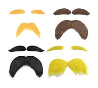4 Conjuntos De Barbas Simuladas, Personalidad Creativa, Accesorios De rol, Sexo Universal Y Divertidas Decoraciones De Fiesta.