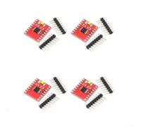 4 controladores de motor CC dual TB6612FNG de 2.7V-10.8V H-Bridge para proyectos de robótica Arduino, rojo, 21 x 18 mm (DRV8833)