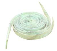 4 cordones de colores de 1 cm de ancho, modernos y brillantes, for zapatillas deportivas informales de cuero blanco. Para Zapatillas Deportivas(White Silver,180 cm)