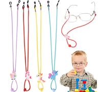 4 correas de unicornio para gafas de sol, correa para gafas de sol, correa para gafas de sol para niños y niñas, cordón de cadena para gafas,13 * 18 * 0.9