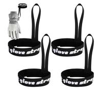 4 correas elásticas para guantes de esquí al aire libre, guantes de esquí para esposas, accesorios de esquí | Correa de seguridad para guantes de invierno, correas de guantes deportivos de muñeca con