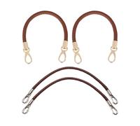 4 Correas Trenzadas, Asas De Cuero Para Bolsos, Asas Para Bolsos, Correas De Repuesto Para Asas, Correas Trenzadas Con Ganchos De Hebilla