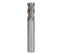 4 cortador de flauta de flauta a alta velocidad de acero recto Cortadores de molino de molino de vástago 12x12x26x83mm para grabar madera dura de acrílico PVC MDF