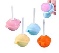 4* Creative Lollipops Ice Pop Mold Set, Molde De Silicona Con Forma De piruletas, 2026 Nue Reusable Silicone Lollipop Mold, Para Festival Cumpleaños, Zumos, Yogures Y Postres Congelados, Verano