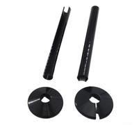 4 cubiertas de decoración de tuberías para tubos de escape de calentador de agua de gas, diseñadas para proporcionar protección del radiador y mezclarse sin problemas en varios entornos (negro)