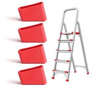 4 Cubiertas De Goma Para Pies, Tacos Escalera 50 X 20 Mm, Antideslizantes Para Escaleras Telescópicas Y Escaleras, Pies De Goma De Repuesto Universales