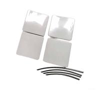 4 cubiertas de tapa de panel lateral para Mercedes W202 1994-2000, clip de moldeo de guardabarros de plástico ABS con pieza de repuesto 2026982330, accesorios exteriores negros y grises