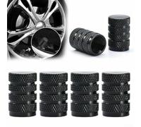 4 cubiertas de vástago de válvula de neumático de aluminio para automóviles con ajuste de rosca de 0.7 cm, reemplaza perdido o dañado para un rendimiento continuo de los neumáticos