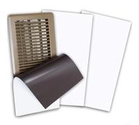 4 cubiertas magnéticas de ventilación para uso con HVFor AC, para aberturas de ventilación de CA y RV, diseño de goma cortable para sellar y controlar el flujo de aire (14 x 30,48 cm)