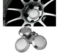 4 cubiertas para bujes de rueda 76 mm ABS negro para Mercedes Benz 4X