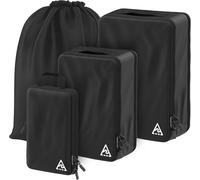 4 cubos de compresión para equipajes de viaje, maximiza el espacio en la maleta con diseño de doble capacidad Hybridmax, diseño de cubo compacto, juego grande, pequeño y mediano