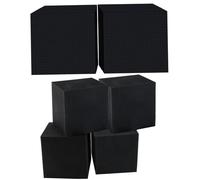 4 cubos purificadores de agua de 4 x 4 x 4 pulgadas, carbón activado de filtración fuerte, tanque de agua reutilizable para ganado con estructura de panal para pecera de 78.7 pulgadas